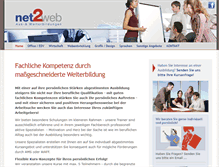 Tablet Screenshot of net2web.at